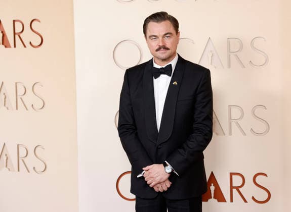 Leonardo DiCaprio attends the 98th Oscars on the red carpet for the 98th annual Academy Awards in the Hollywood section of Los Angeles on Sunday, March 15, 2026. Conan O Brien will host the Oscars for the second consecutive year.  LAP20260315660 JOHNxANGELILLO