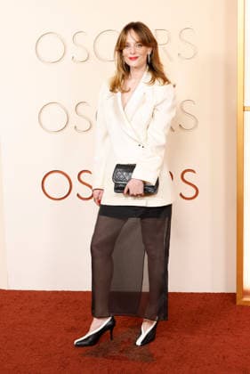 Solene Leger attends the 98th Oscars on the red carpet for the 98th annual Academy Awards in the Hollywood section of Los Angeles on Sunday, March 15, 2026. Conan O Brien will host the Oscars for the second consecutive year.  LAP20260315675 JOHNxANGELILLO