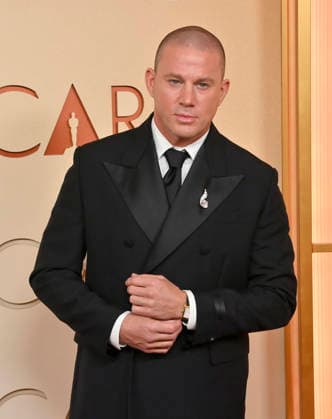 Channing Tatum arrives on the red carpet for the 98th annual Academy Awards in the Hollywood section of Los Angeles on Sunday, March 15, 2026. Conan O Brien will host the Oscars for the second consecutive year.  LAP20260315241 JIMxRUYMEN