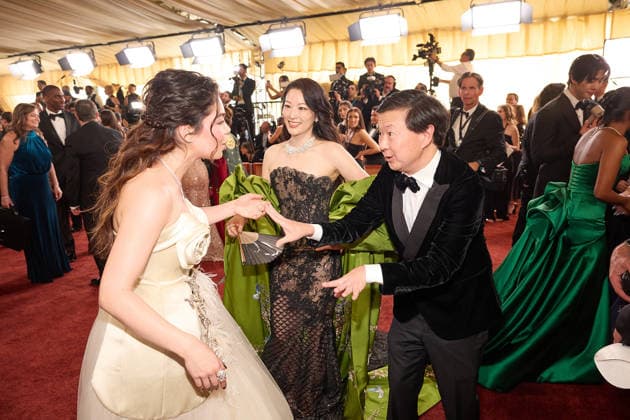 98th Oscars, Academy Awards Auli i Cravalho, Arden Cho and Ken Jeong arrive on the red carpet of the 98th Oscars at the Dolby Theatre at Ovation Hollywood on Sunday, March 15, 2026., Credit: A.M.P.A.S. Avalon United States of America, CA, Hollywood, Dolby Theater  Copyright: x A.M.P.A.S.x xAvalonx 1083311629