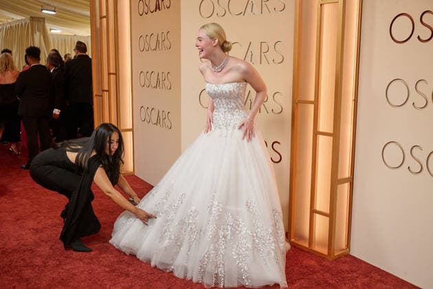 98th Oscars, Academy Awards Elle Fanning arrives on the red carpet of the 98th Oscars at the Dolby Theatre at Ovation Hollywood on Sunday, March 15, 2026., Credit:Phil McCarten The Academy Avalon United States of America, CA, Hollywood, Dolby Theater  Copyright: xPhilxMcCartenx xThexAcademyx xAvalonx 1083320458