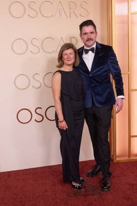 98th Oscars, Academy Awards David Vickery and guest arrive on the red carpet of the 98th Oscars at the Dolby Theatre at Ovation Hollywood on Sunday, March 15, 2026., Credit:Etienne Laurent The Academy Avalon United States of America, CA, Hollywood, Dolby Theater  Copyright: xEtiennexLaurentx xThexAcademyx xAvalonx 1083325080