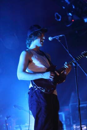 Cameron Winter from the band Geese at a concert at Astra Kulturhaus in Berlin, March 15, 2026 Geese concert Berlin