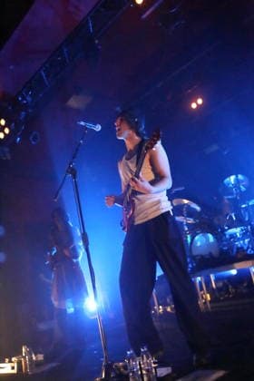 Cameron Winter from the band Geese at a concert at Astra Kulturhaus in Berlin, March 15, 2026 Geese concert Berlin