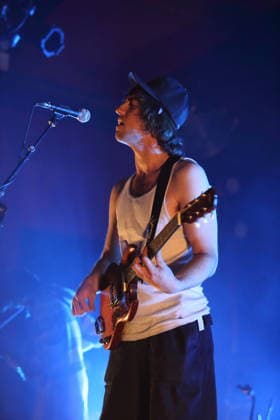 Cameron Winter from the band Geese at a concert at Astra Kulturhaus in Berlin, March 15, 2026 Geese concert Berlin