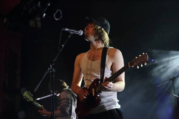 Cameron Winter from the band Geese at a concert at Astra Kulturhaus in Berlin, March 15, 2026 Geese concert Berlin