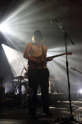 Cameron Winter from the band Geese at a concert at Astra Kulturhaus in Berlin, March 15, 2026 Geese concert Berlin