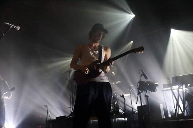 Cameron Winter from the band Geese at a concert at Astra Kulturhaus in Berlin, March 15, 2026 Geese concert Berlin