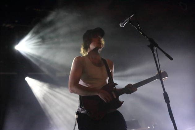 Cameron Winter from the band Geese at a concert at Astra Kulturhaus in Berlin, March 15, 2026 Geese concert Berlin