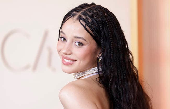 Chase Infiniti arrives on the red carpet for the 98th annual Academy Awards in the Hollywood section of Los Angeles on Sunday, March 15, 2026. Conan O Brien will host the Oscars for the second consecutive year.  LAP202603153011 JOHNxANGELILLO