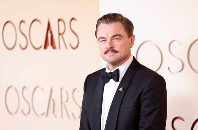 Leonardo DiCaprio arrives on the red carpet for the 98th annual Academy Awards in the Hollywood section of Los Angeles on Sunday, March 15, 2026. Conan O Brien will host the Oscars for the second consecutive year.  LAP202603153024 JOHNxANGELILLO
