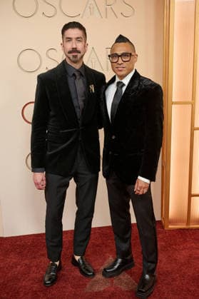 98th Oscars, Academy Awards PJ Raval (R) and guest arrive on the red carpet of the 98th Oscars at the Dolby Theatre at Ovation Hollywood on Sunday, March 15, 2026., Credit:Phil McCarten The Academy Avalon United States of America, CA, Hollywood, Dolby Theater  Copyright: xPhilxMcCartenx xThexAcademyx xAvalonx 1083331745