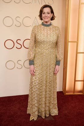 Sigourney Weaver arrives on the red carpet of the 98th OscarsÂ® at the DolbyÂ® Theatre at Ovation Hollywood on Sunday, March 15, 2026. Los Angeles CA USA  35008564PLX