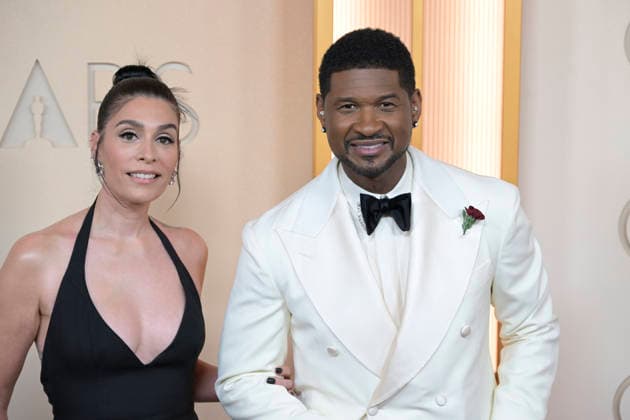 HOLLYWOOD, CA - MARCH 15: ennifer Goicoechea and Usher at the 98th Oscars at Dolby Theatre on March 15, 2026 in Hollywood, California. Copyright: xMediaPunchx