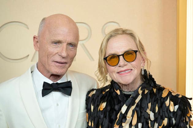 HOLLYWOOD, CA - MARCH 15: Ed Harris and Amy Madigan at the 98th Oscars at Dolby Theatre on March 15, 2026 in Hollywood, California. Copyright: xMediaPunchx