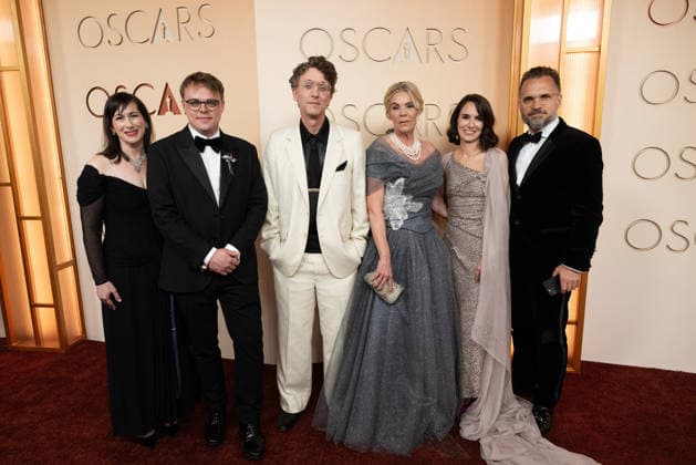 98th Oscars, Academy Awards Robin Hessman, Pavel Talankin, David Borenstein, Helle Faber, Alzbeta Karaskova, and Radovan Sibrt arrive on the red carpet of the 98th Oscars at the Dolby Theatre at Ovation Hollywood on Sunday, March 15, 2026., Credit: A.M.P.A.S. Avalon United States of America, CA, Hollywood, Dolby Theater Copyright: x A.M.P.A.S.x xAvalonx 1083312824
