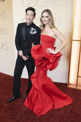 Adrien Brody, Georgina Chapman at arrivals for The 98th Academy Awards - Arrivals 4, Dolby Theatre at Ovation Hollywood, Los Angeles, CA, March 15, 2026. Photo By: Elizabeth Goodenough Everett Collection The 98th Academy Awards - Arrivals 4 PUBLICATIONXNOTxINxCANxCHNxFRAxITAxJPNxNORxPOLxRUSxESPxUKxUSA