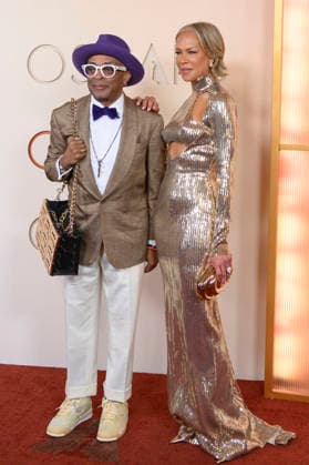 March 15, 2026, Hollywood, California, USA: (L-R) SPIKE LEE and TONYA LEWIS LEE walk the red carpet of the 98th Annual Academy Awards on Sunday March 15, 2026 at the Dolby Theater in Hollywood, California. Hollywood USA  - ZUMAp124 20260315_zaa_p124_131 Copyright: xMarkxHammondx