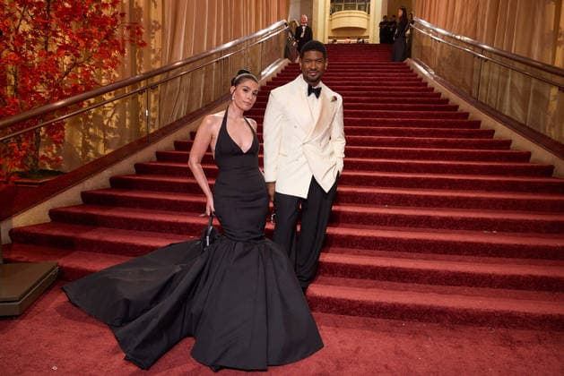 Jennifer Goicoechea and Usher arrives on the red carpet of the 98th OscarsÂ® at the DolbyÂ® Theatre at Ovation Hollywood on Sunday, March 15, 2026. Los Angeles CA USA  350081148PLX