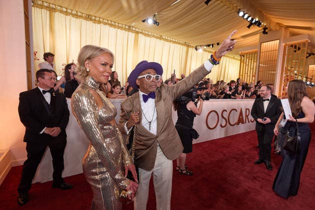 Spike Lee and Tonya Lewis Lee arrive on the red carpet of the 98th OscarsÂ® at the DolbyÂ® Theatre at Ovation Hollywood on Sunday, March 15, 2026. Los Angeles CA USA  35008976PLX