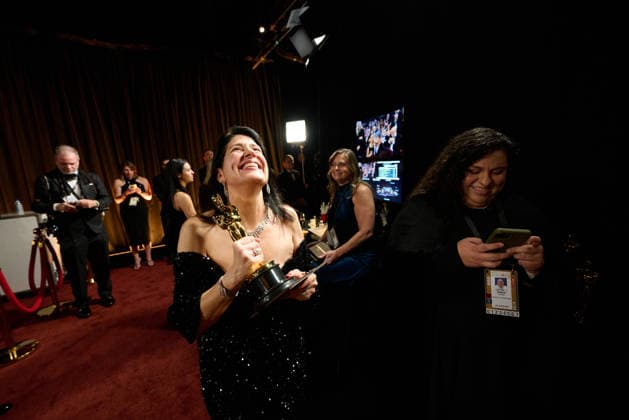 98th Oscars, Academy Awards Cassandra Kulukundis backstage with the Oscar for Casting during the 98th Oscars at Dolby Theatre at Ovation Hollywood on Sunday, March 15, 2026., Credit:Richard Harbaugh The Academy Avalon United States of America, CA, Hollywood, Dolby Theater  Copyright: xRichardxHarbaughx xThexAcademyx xAvalonx 1083377157