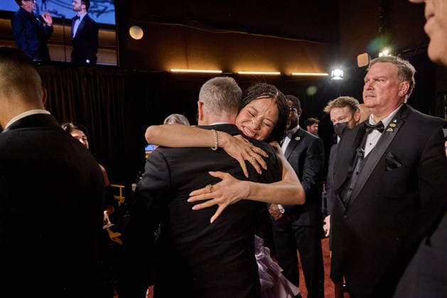 Paul Thomas Anderson and Chase Infiniti backstage during the 98th OscarsÂ® at DolbyÂ® Theatre at Ovation Hollywood on Sunday, March 15, 2026. Los Angeles CA USA  350081196PLX