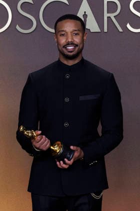 March 15, 2026, Hollywood, California, USA: Michael B. Jordan in the press room of the 98th Annual Academy Awards on Sunday March 15, 2026 at the Dolby Theater in Hollywood, California. BURT HARRIS BNS PI Hollywood USA  - ZUMAp124 20260315_zaa_p124_369 Copyright: xBurtxHarrisx