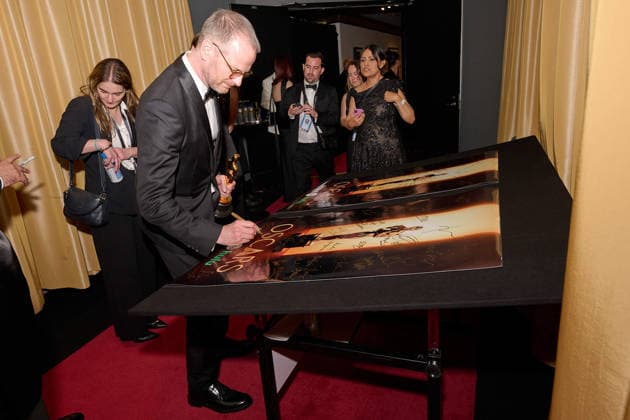 Joachim Trier backstage with the OscarÂ® for International Feature Film during the 98th OscarsÂ® at DolbyÂ® Theatre at Ovation Hollywood on Sunday, March 15, 2026. Los Angeles CA USA  350081316PLX
