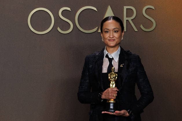 March 15, 2026, Hollywood, California, USA: Autumn Durald Arkapaw, winner of the Best Cinematography Award for Ã¢â‚¬oeSinnersÃ¢â‚¬Â, poses in the press room of the 98th Annual Academy Awards on Sunday March 15, 2026 at the Dolby Theater in Hollywood, California. PRENSA INTERNACIONAL Hollywood USA - ZUMAp124 20260315_zaa_p124_387 Copyright: xPrensaxInternacionalx