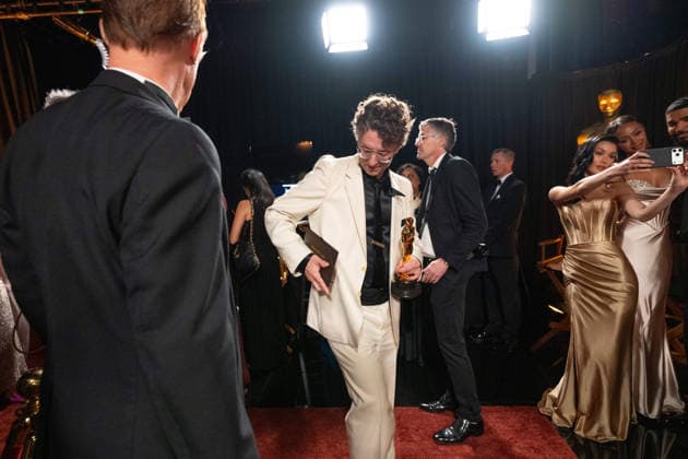 David Borenstein backstage after winning the OscarÂ® for Documentary Feature Film during the live ABC Telecast of the 98th OscarsÂ® at DolbyÂ® Theatre at Ovation Hollywood on Sunday, March 15, 2026. Los Angeles CA USA  350081333PLX