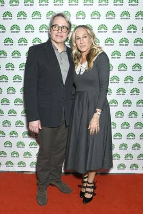 Matthew Broderick, Sarah Jessica Parker at arrivals for ULSTER AMERICAN Opening Night Off-Broadway, Irish Repertory Theatre, New York, NY, March 15, 2026. Photo By: Quoin Pics Everett Collection ULSTER AMERICAN Opening Night Off-Broadway PUBLICATIONXNOTxINxCANxCHNxFRAxITAxJPNxNORxPOLxRUSxESPxUKxUSA
