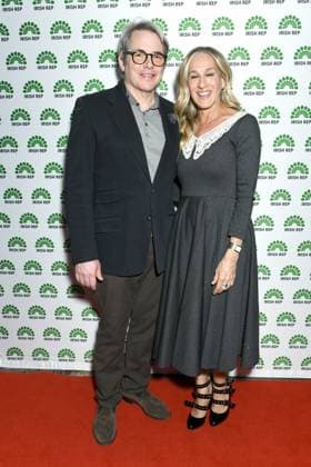 Matthew Broderick, Sarah Jessica Parker at arrivals for ULSTER AMERICAN Opening Night Off-Broadway, Irish Repertory Theatre, New York, NY, March 15, 2026. Photo By: Quoin Pics Everett Collection ULSTER AMERICAN Opening Night Off-Broadway PUBLICATIONXNOTxINxCANxCHNxFRAxITAxJPNxNORxPOLxRUSxESPxUKxUSA