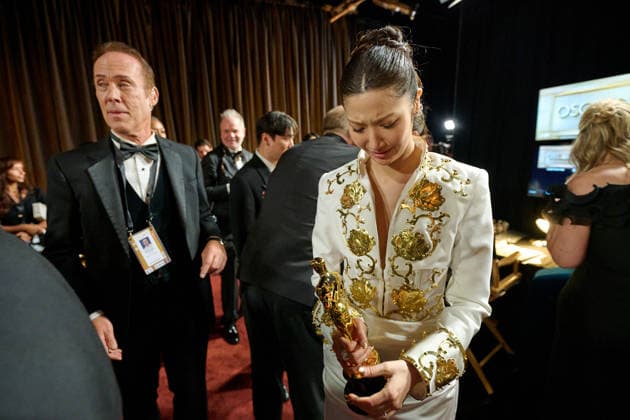 98th Oscars, Academy Awards EJAE backstage with the Oscar for Original Song during the live ABC Telecast of the 98th Oscars at Dolby Theatre at Ovation Hollywood on Sunday, March 15, 2026., Credit:Richard Harbaugh The Academy Avalon United States of America, CA, Hollywood, Dolby Theater  Copyright: xRichardxHarbaughx xThexAcademyx xAvalonx 1083396213