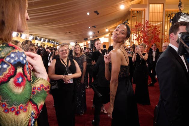98th Oscars, Academy Awards Zoe Saldana arrives on the red carpet of the 98th Oscars at the Dolby Theatre at Ovation Hollywood on Sunday, March 15, 2026., Credit:LCY Avalon United States of America, CA, Hollywood, Dolby Theater  Copyright: xLCYx xAvalonx 1083397207
