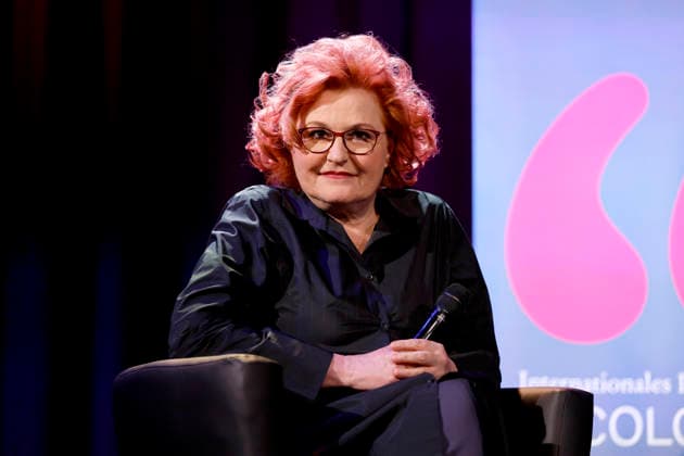 Journalist and author Sabine Rückert at the event Prager Verbrechen as part of Lit Cologne 2026 at the Theater am Tanzbrunnen Cologne, 15 03 2026 NRW Germany Copyright: xChristophxHardtx