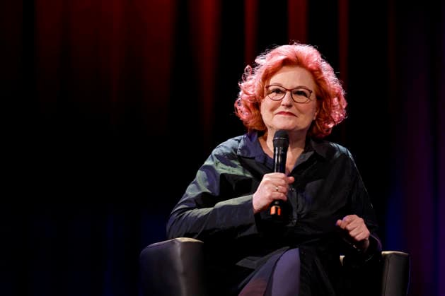 Journalist and author Sabine Rückert at the event Prager Verbrechen as part of Lit Cologne 2026 at the Theater am Tanzbrunnen Cologne, 15 03 2026 NRW Germany Copyright: xChristophxHardtx