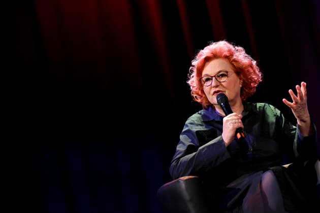 Journalist and author Sabine Rückert at the event Prager Verbrechen as part of Lit Cologne 2026 at the Theater am Tanzbrunnen Cologne, 15 03 2026 NRW Germany Copyright: xChristophxHardtx