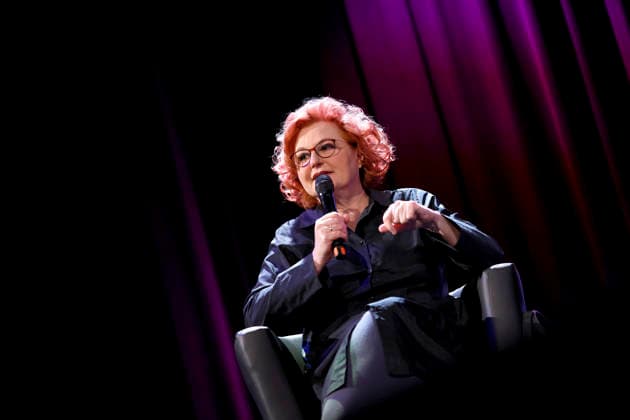 Journalist and author Sabine Rückert at the event Prager Verbrechen as part of Lit Cologne 2026 at the Theater am Tanzbrunnen Cologne, 15 03 2026 NRW Germany Copyright: xChristophxHardtx