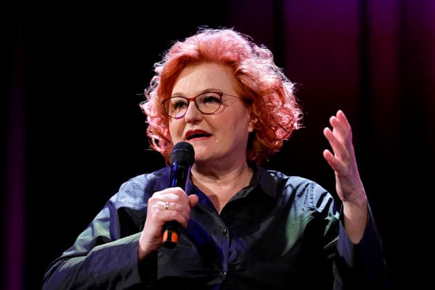 Journalist and author Sabine Rückert at the event Prager Verbrechen as part of Lit Cologne 2026 at the Theater am Tanzbrunnen Cologne, 15 03 2026 NRW Germany Copyright: xChristophxHardtx