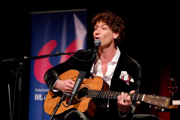 Actor Daniel Donskoy at the event Brennen Reading, talk and music with Daniel Donskoy as part of Lit Cologne 2026 at the WDR Funkhaus on Wallrafplatz Cologne, 15 03 2026 NRW Germany Copyright: xChristophxHardtx