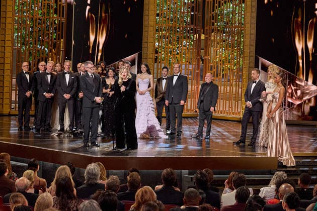 98th Oscars, Academy Awards Paul Thomas Anderson, Sarah Murphy, Anthony Carlino, Will Weiske, Andy Jurgensen, Teyana Taylor, Michael Bauman, Cassandra Kulukundis, Regina Hall, Shayna McHale aka Junglepussy, Leonardo DiCaprio, Chase Infiniti and Benicio del Toro accept the Oscar for Best Picture, presented by Ewan McGregor and Nicole Kidman during the 98th Oscars at the Dolby Theatre at Ovation Hollywood on Sunday, March 15, 2026., Credit:Avalon.red Avalon United States of America, CA, Hollywood, Dolby Theater Copyright: xAvalon.redx xAvalonx 1083415256
