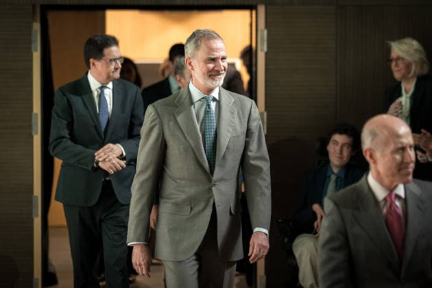 The King presides over the presentation of the Iberdrola Scholarships 2026 King Felipe VI during the presentation of the Iberdrola Scholarships, at the Iberdrola Campus, on March 15, 2026, in San Agustín de Guadalix, Madrid Spain The scholarships contribute to excellence in the training of young people, providing them with a high degree of qualification that facilitates their access to their first job These scholarships promote the training of young high-level professionals in the field of energy, pursuing studies in different areas of interest Computer Engineering, Mathematics and Big Data, Cybersecurity, Information and Communication Technologies, Business Administration, and Digital Marketing 16 MARCH 2026 Europa Press 16 03 2026 Espana Copyright: xEuropaxPressx 7370997