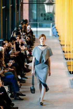 Devota Lomba presents its new collection at OMODA Madrid es Moda A model during the Devota Lomba fashion show, at the Casa de la Arquitectura, on March 16, 2026, in Madrid Spain The firm Devota Lomba presented its new fall winter collection 2026 2027 at OMODA Madrid es Moda 16 MARCH 2026 Carlos Lujá Spain  Copyright: xCarlosxLujanx 7371099