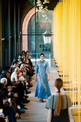 Devota Lomba presents its new collection at OMODA Madrid es Moda A model during the Devota Lomba fashion show, at the Casa de la Arquitectura, on March 16, 2026, in Madrid Spain The firm Devota Lomba presented its new fall winter collection 2026 2027 at OMODA Madrid es Moda 16 MARCH 2026 Carlos Lujá Spain  Copyright: xCarlosxLujanx 7371100