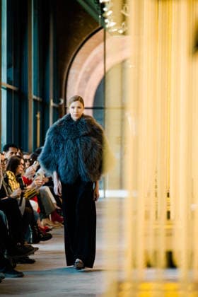 Devota Lomba presents its new collection at OMODA Madrid es Moda A model during the Devota Lomba fashion show, at the Casa de la Arquitectura, on March 16, 2026, in Madrid Spain The firm Devota Lomba presented its new fall winter collection 2026 2027 at OMODA Madrid es Moda 16 MARCH 2026 Carlos Lujá Spain  Copyright: xCarlosxLujanx 7371106