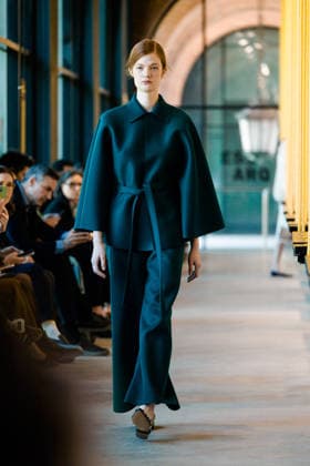 Devota Lomba presents its new collection at OMODA Madrid es Moda A model during the Devota Lomba fashion show, at the Casa de la Arquitectura, on March 16, 2026, in Madrid Spain The firm Devota Lomba presented its new fall winter collection 2026 2027 at OMODA Madrid es Moda 16 MARCH 2026 Carlos Lujá Spain  Copyright: xCarlosxLujanx 7371108