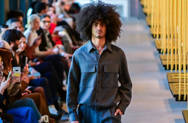 March 16, 2026, Madrid, Madrid, SPAIN: Models walk the runway during the Devota & Lomba Fall Winter 2026 2027 fashion show as part of Madrid es Moda at Casa de la Arquitectura on in Madrid Madrid SPAIN  - ZUMAz108 20260316_znp_z108_051 Copyright: xRichardxZubelzux