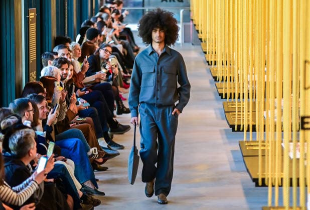 March 16, 2026, Madrid, Madrid, SPAIN: Models walk the runway during the Devota & Lomba Fall Winter 2026 2027 fashion show as part of Madrid es Moda at Casa de la Arquitectura on in Madrid Madrid SPAIN  - ZUMAz108 20260316_znp_z108_056 Copyright: xRichardxZubelzux