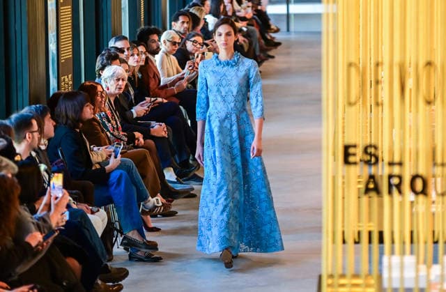 March 16, 2026, Madrid, Madrid, SPAIN: Models walk the runway during the Devota & Lomba Fall Winter 2026 2027 fashion show as part of Madrid es Moda at Casa de la Arquitectura on in Madrid Madrid SPAIN  - ZUMAz108 20260316_znp_z108_077 Copyright: xRichardxZubelzux
