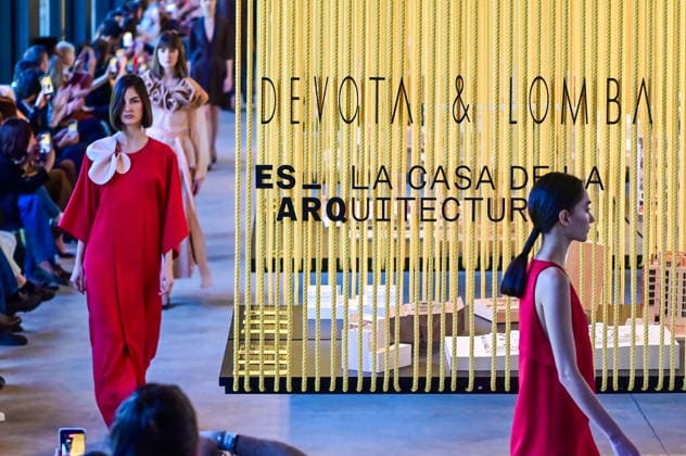 March 16, 2026, Madrid, Madrid, SPAIN: Models walk the runway during the Devota & Lomba Fall Winter 2026 2027 fashion show as part of Madrid es Moda at Casa de la Arquitectura on in Madrid Madrid SPAIN  - ZUMAz108 20260316_znp_z108_007 Copyright: xRichardxZubelzux
